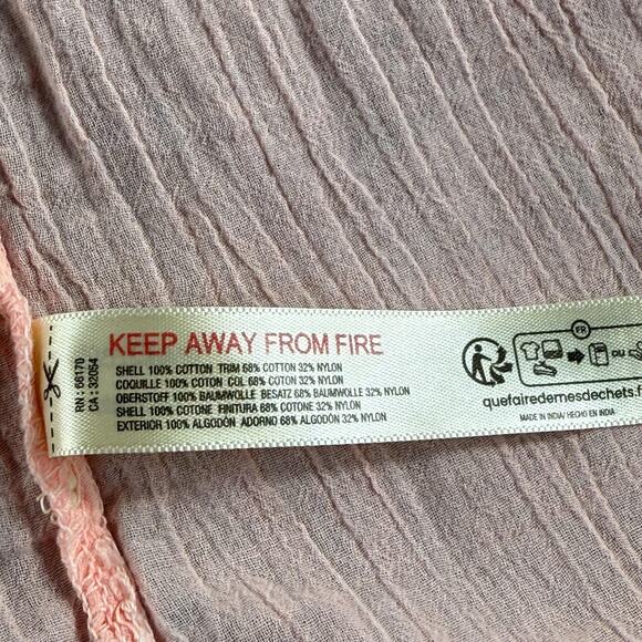 Intimately Free People Maxi Dress Womens Small Lace Boho Crinkle Flowy Beach - Picture 5 of 12